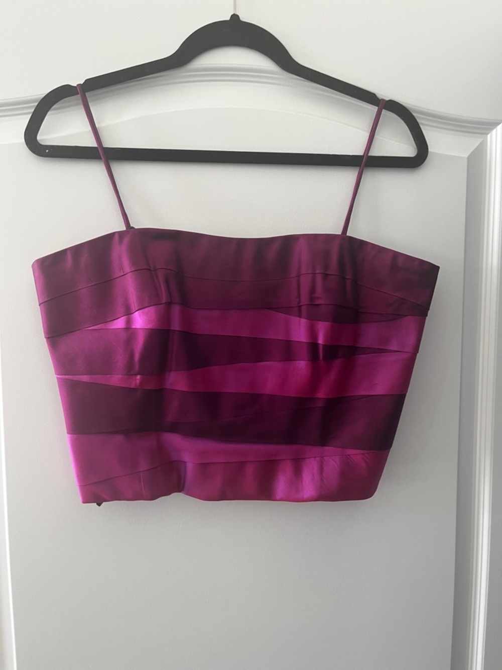 2-Piece Marisa Bartelli Women’s Fuchsia Silk Two-Piece Dress Set